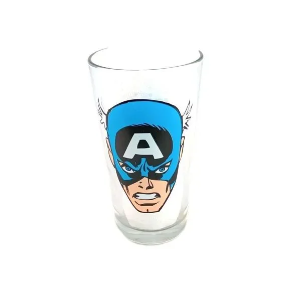 Marvel Set Of Four (4) 16oz Glasses Hulk, Iron Man, Spider Man, Ant Man - Picture 5 of 8